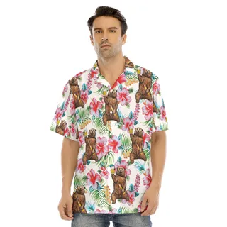 Camping Men's Hawaiian Shirt