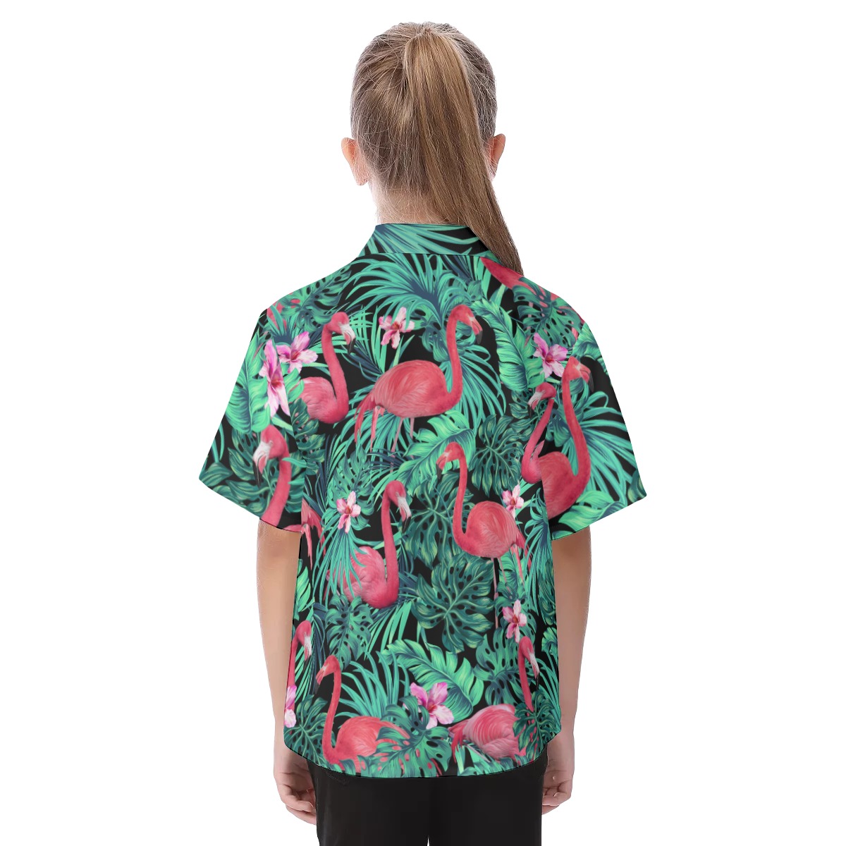 Flamingo Kid's Hawaiian Vacation Shirt