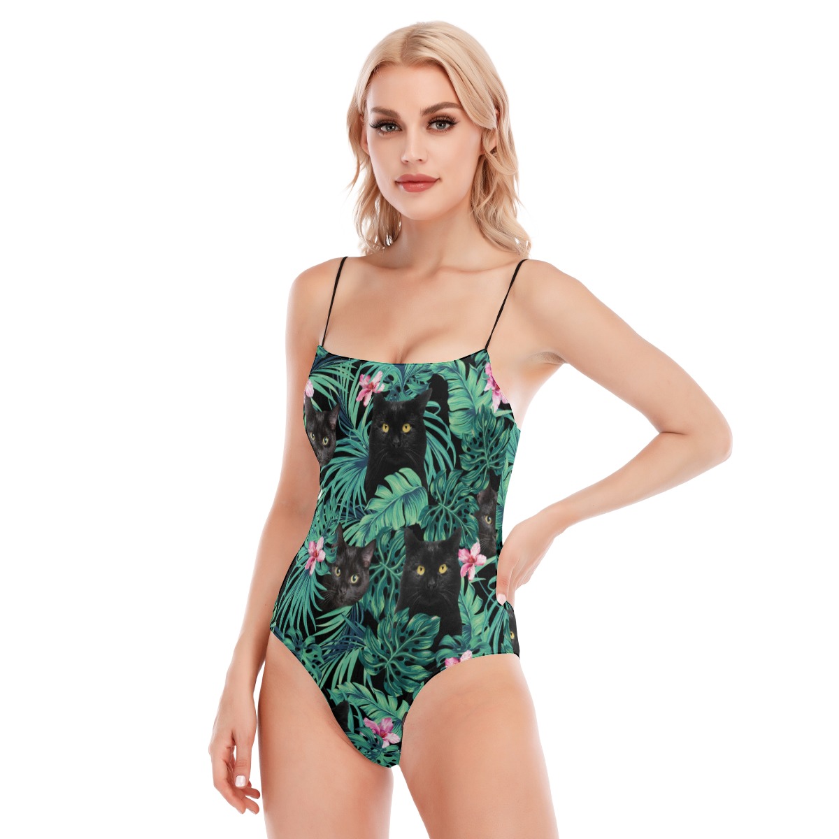 Black Cat Women's Black Cami Tube Top Bodysuit