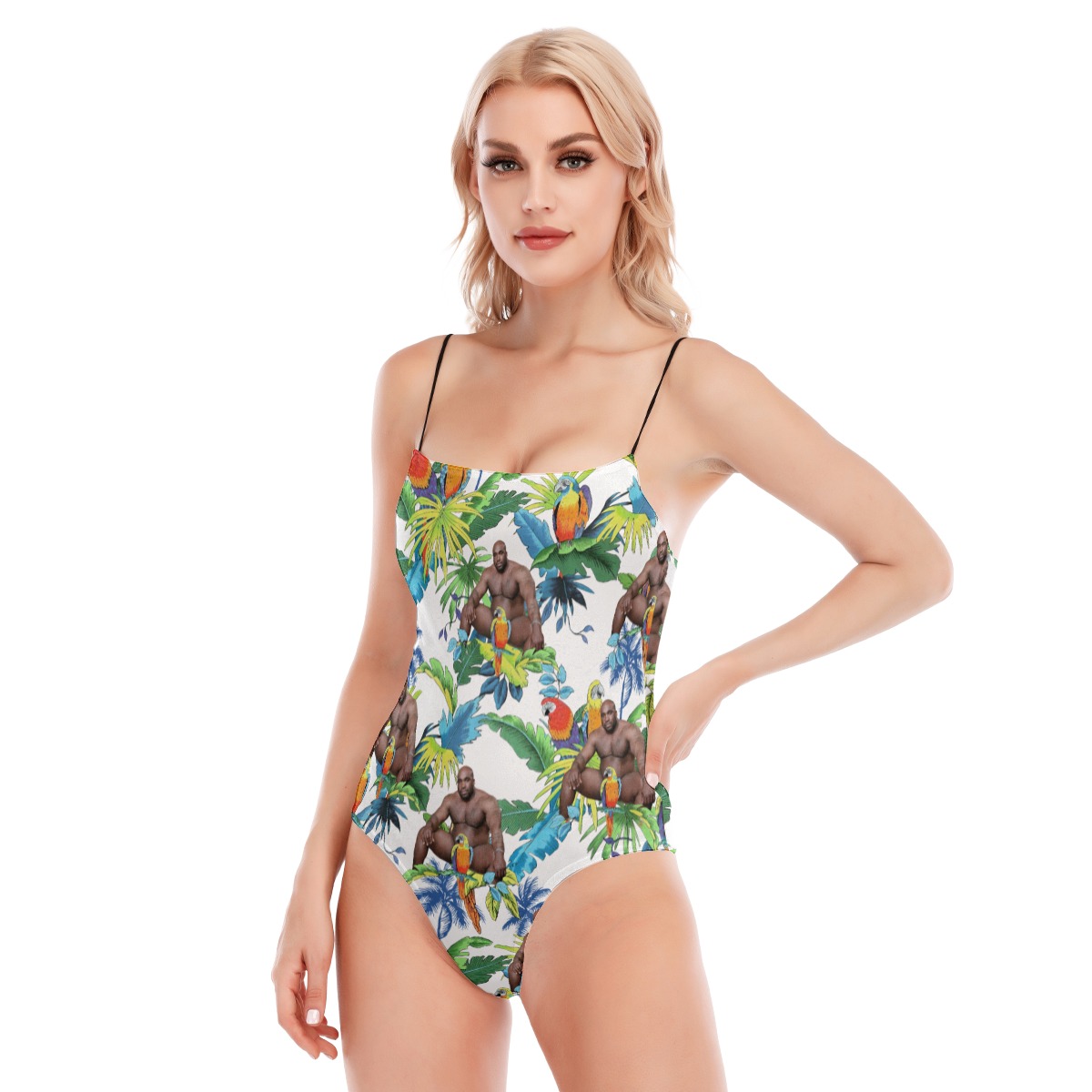 Barry Wood Women's Black Cami Tube Top Bodysuit