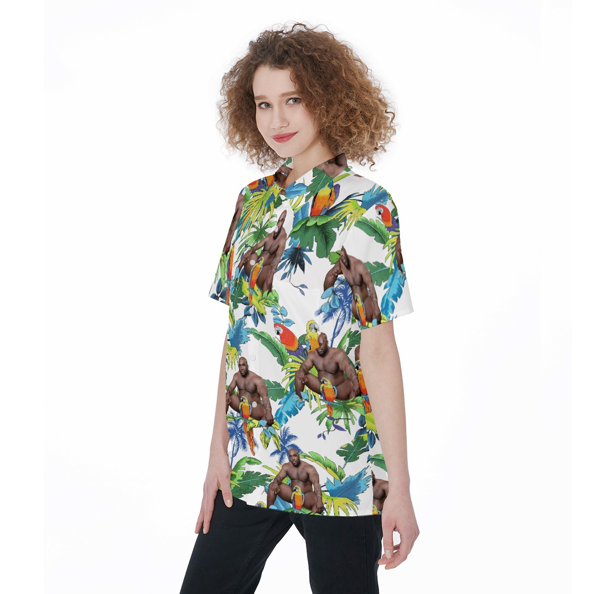 Barry Wood Hawaiian Shirt For Women | Barry Wood Women's Hawaiian Shirt