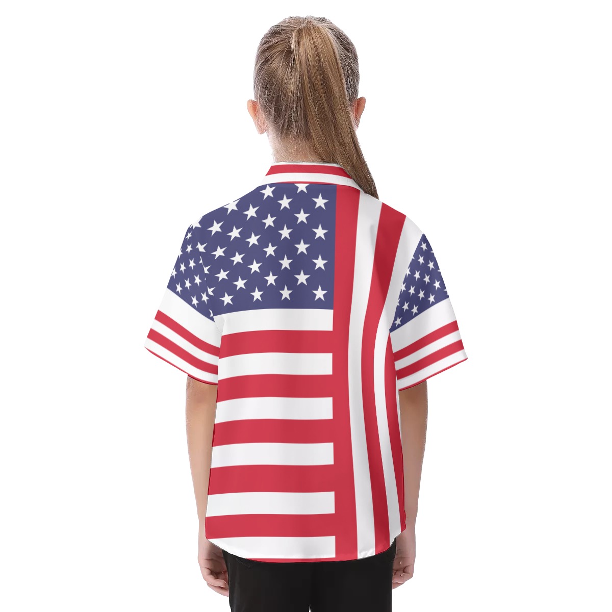 American Flag 4th Of July Hawaiian Shirt For Kids | American Flag 4th Of July Kid's Hawaiian Shirt