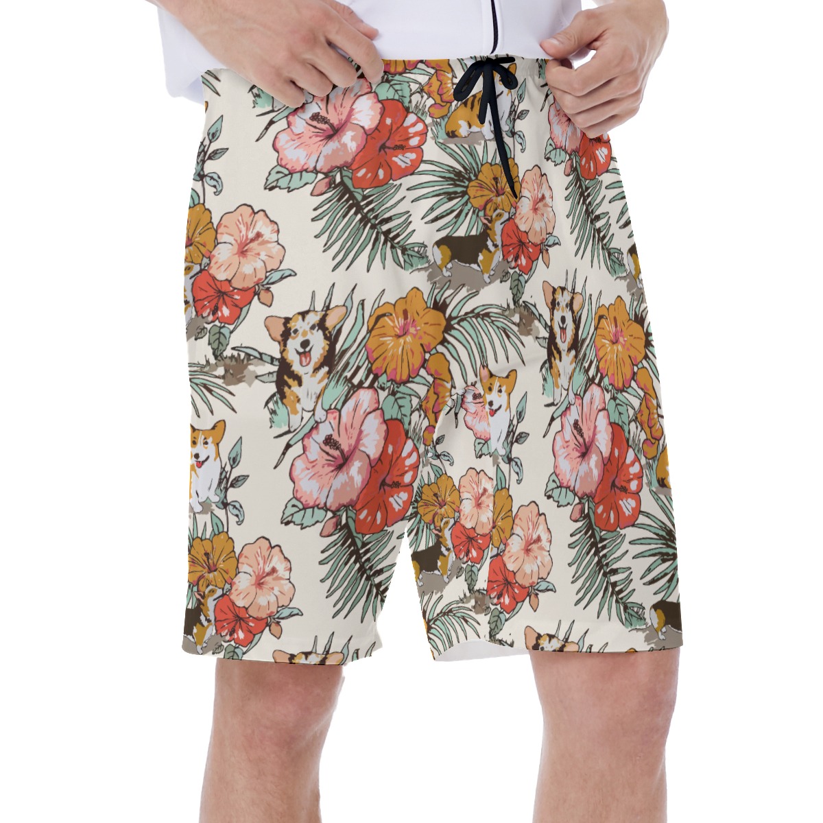 Corgi Men's Beach Shorts