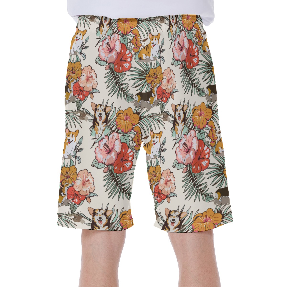 Corgi Men's Beach Shorts