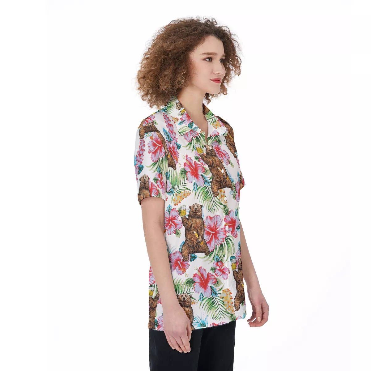 Camping Women's Hawaiian Shirt