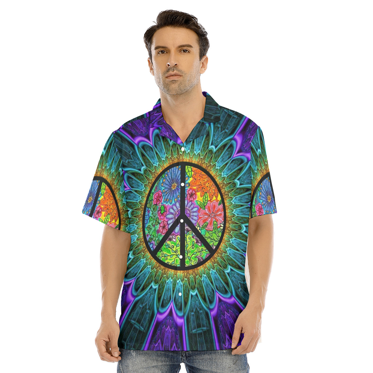 Hippie Hawaiian shirt For Men - variant image 1