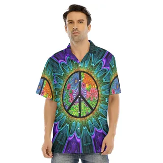 Hippie Hawaiian shirt For Men