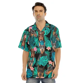 Doberman Pinscher Men's Hawaiian Shirt