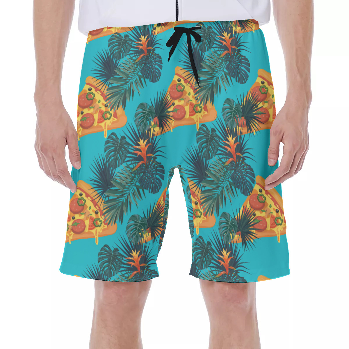 Pizza Men's Beach Shorts - variant image 1