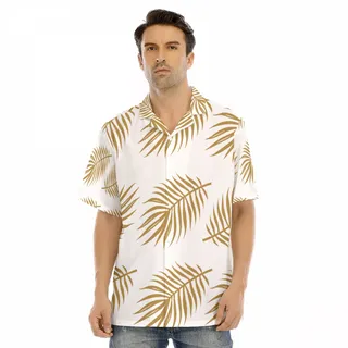 Floral Hawaiian Men's Hawaiian Shirt | Best Tropical Summer Party Short Sleeve Shirt