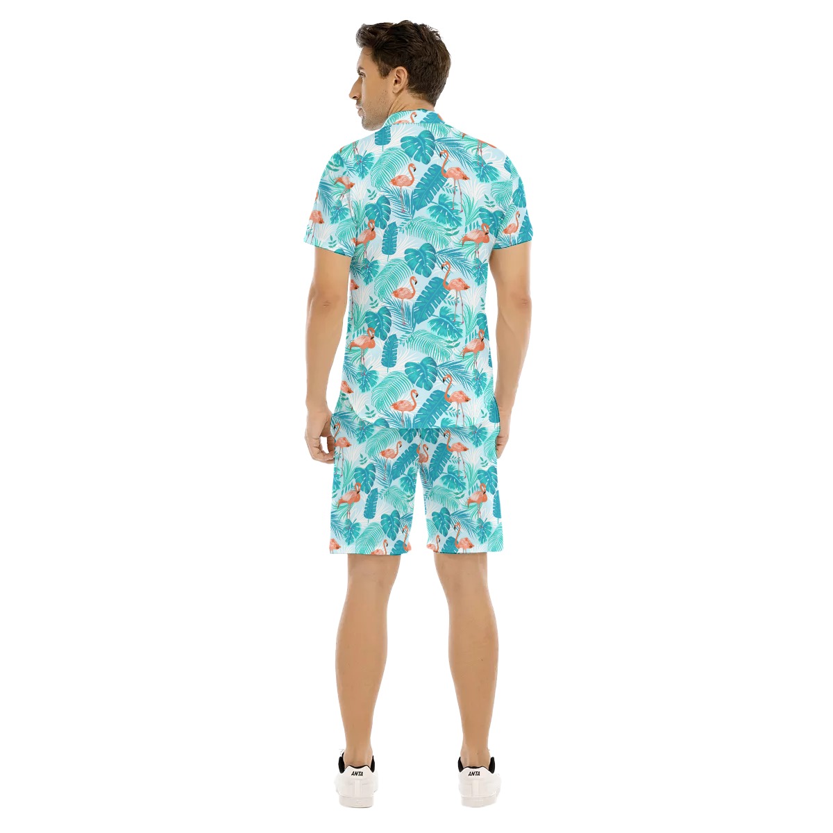 Flamingo Men's Hawaiian Shirt Sets