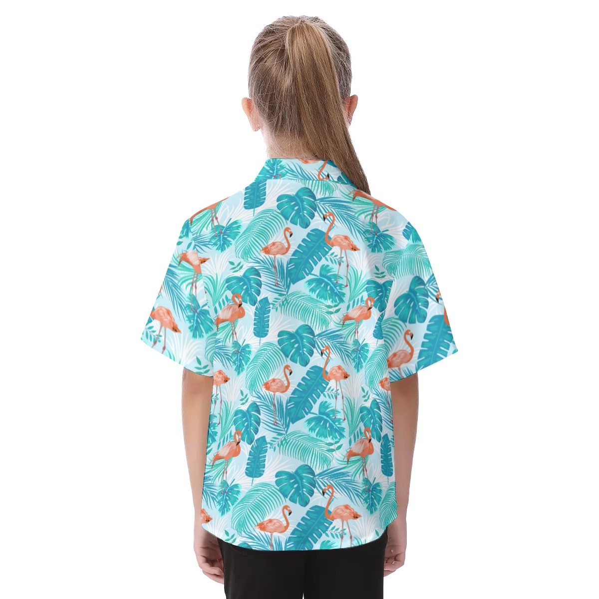Flamingo Kid's Hawaiian Shirt