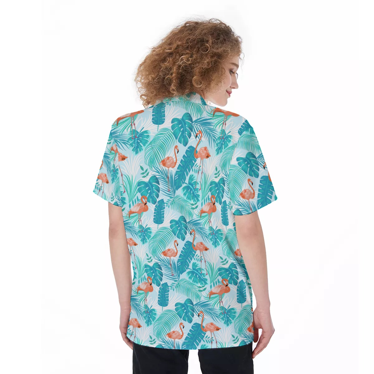 Flamingo Women's Hawaiian Shirt