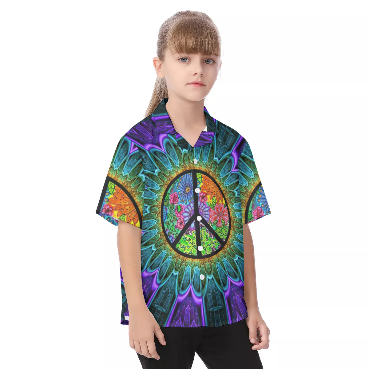Hippie Hawaiian shirt For Children