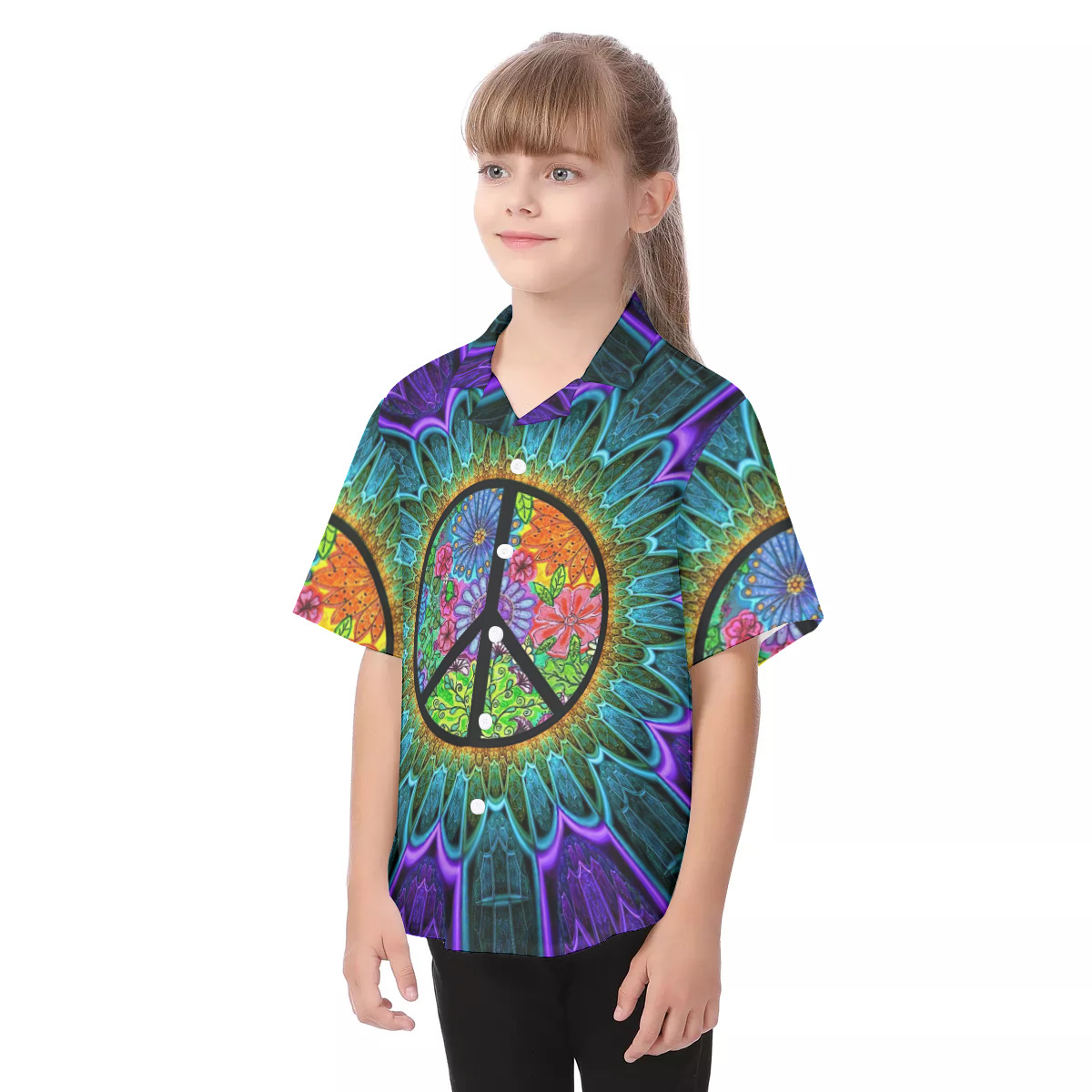 Hippie Hawaiian shirt For Children