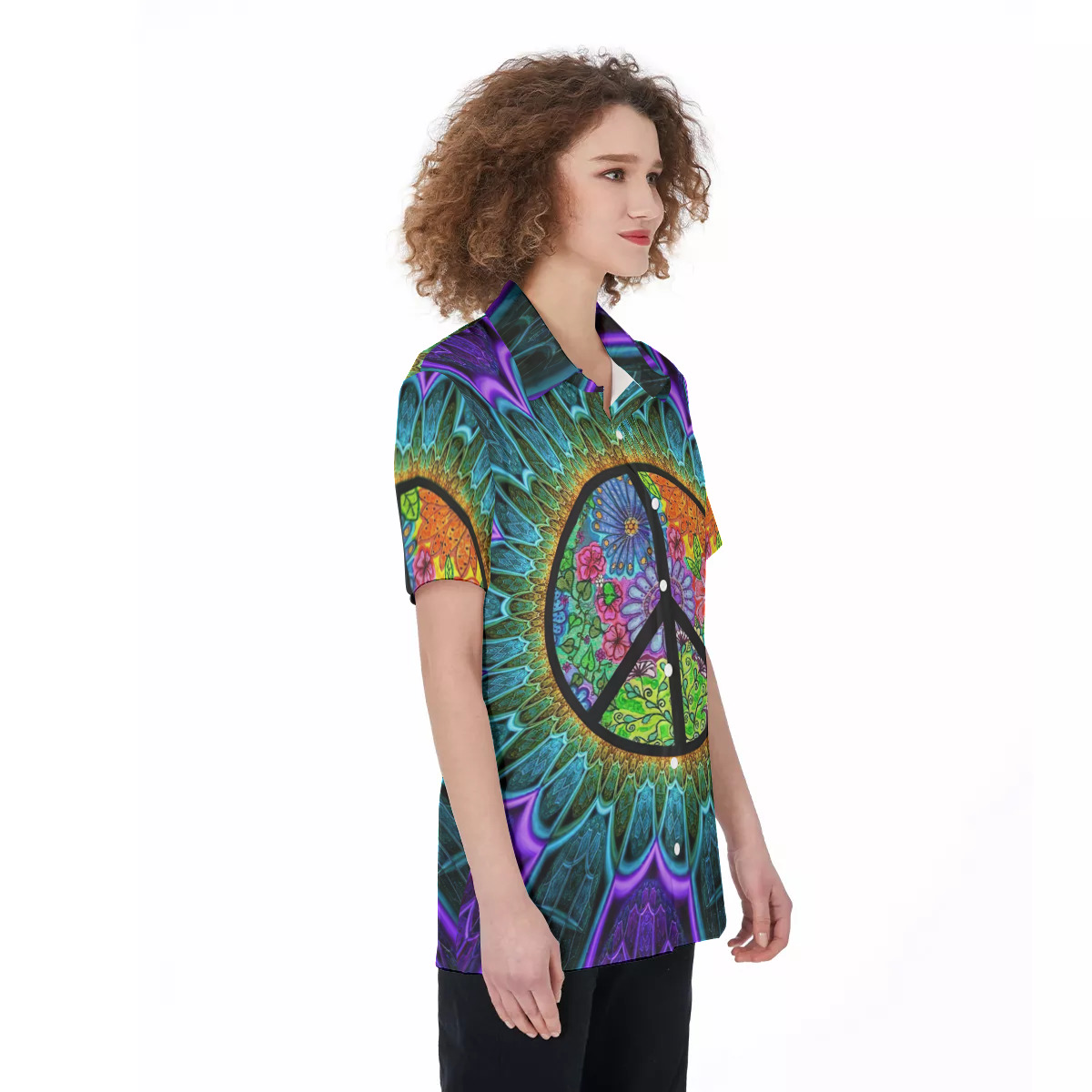 Hippie Hawaiian shirt For Women