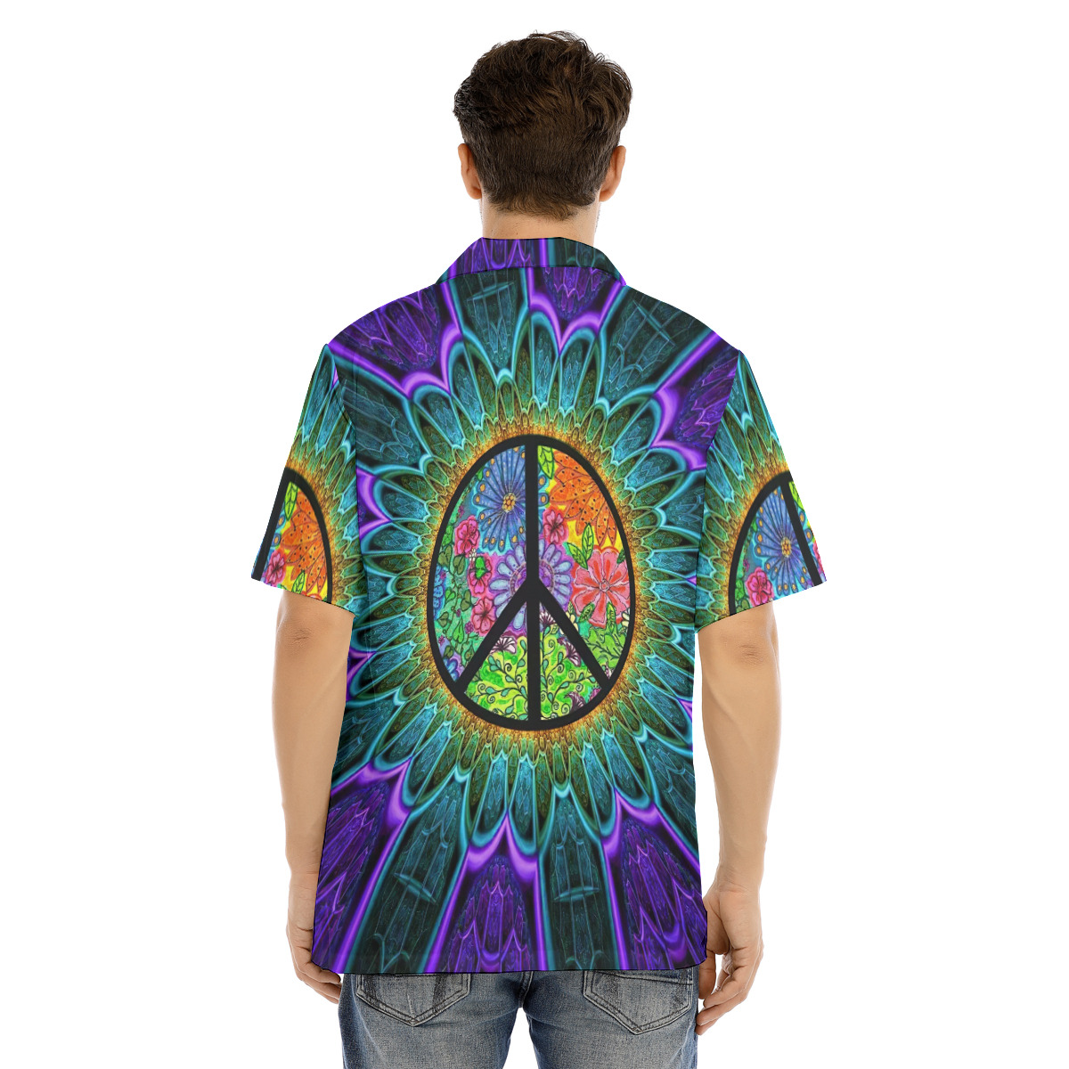 Hippie Hawaiian shirt For Men