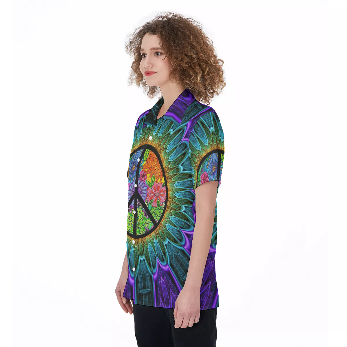 Hippie Hawaiian shirt For Women