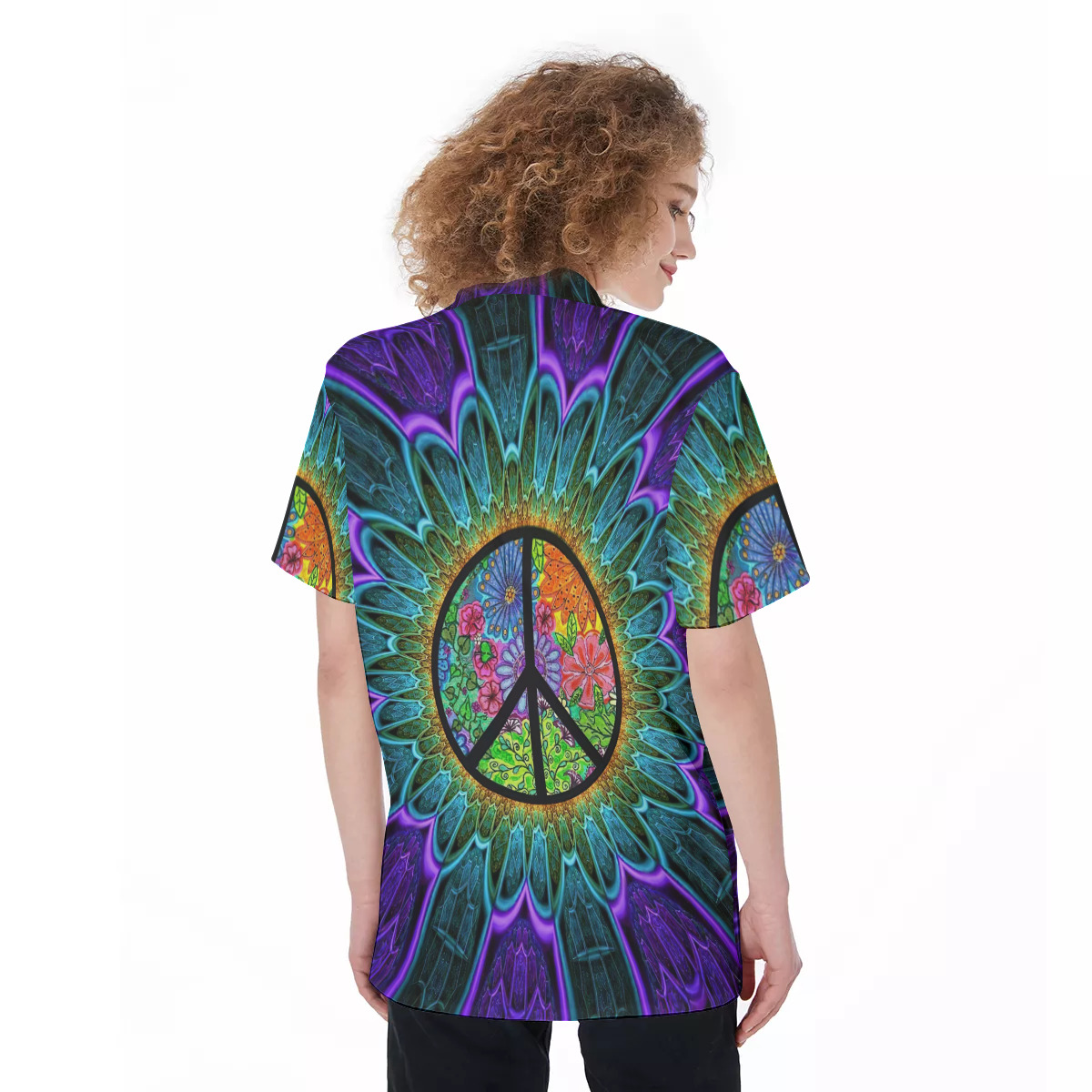 Hippie Hawaiian shirt For Women