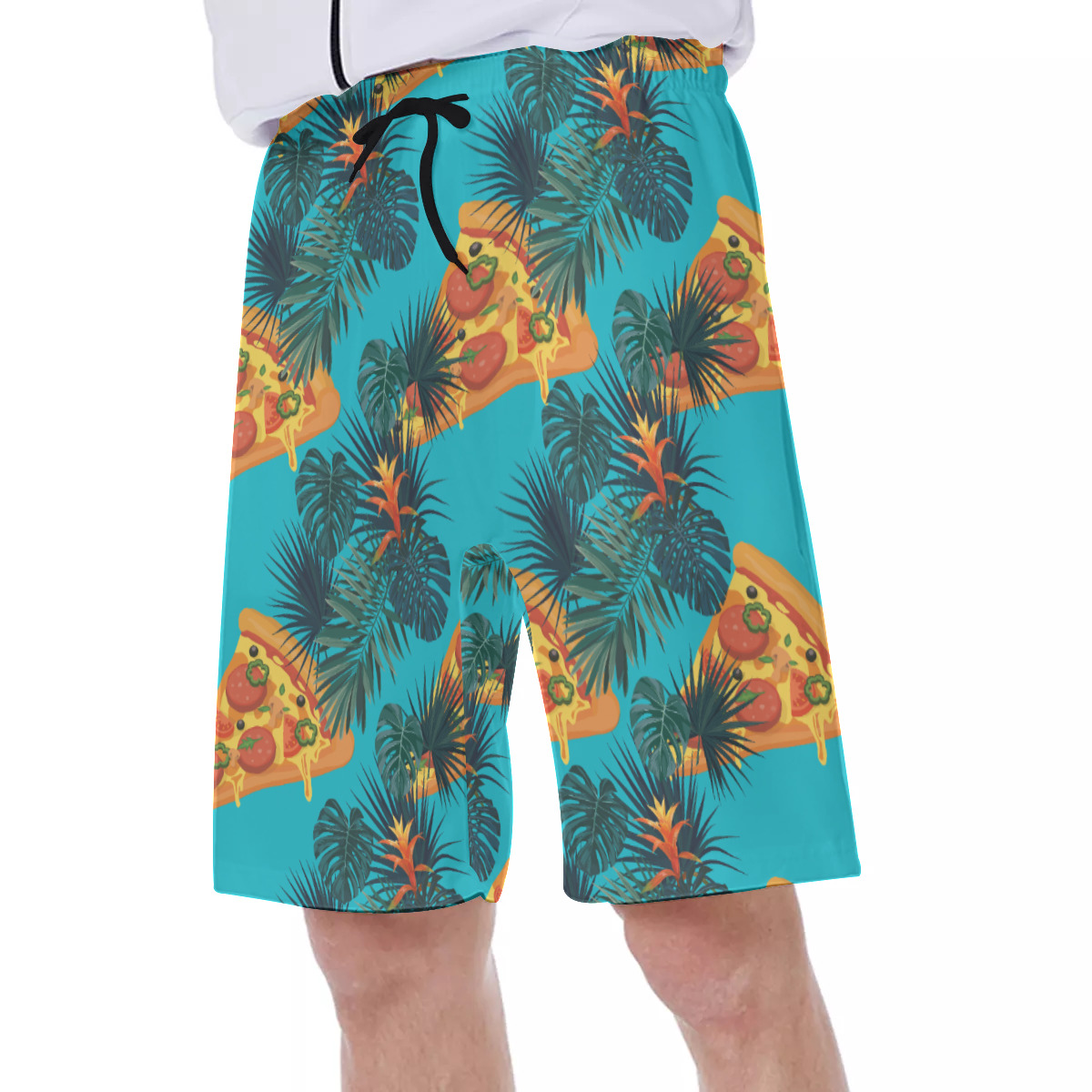 Pizza Men's Beach Shorts