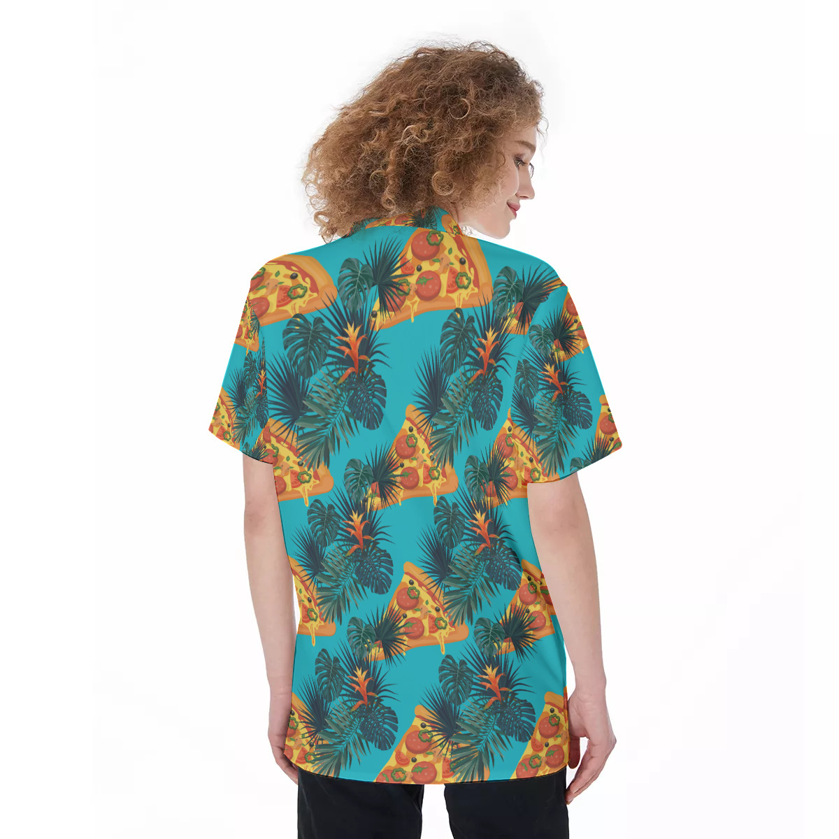 Pizza Hawaiian Shirt For Women | Best Hawaiian Food Shirt