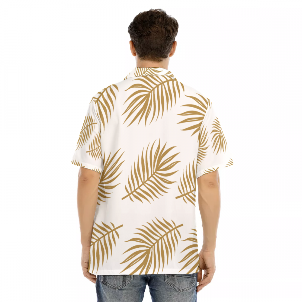 Floral Hawaiian Men's Hawaiian Shirt | Best Tropical Summer Party Short Sleeve Shirt